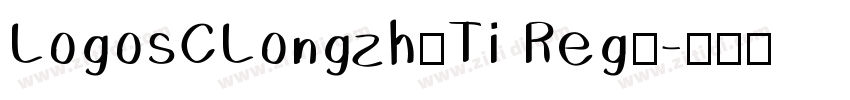 LogosCLongzhuTi Regu字体转换